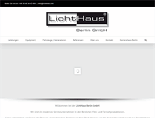 Tablet Screenshot of lichthaus.net
